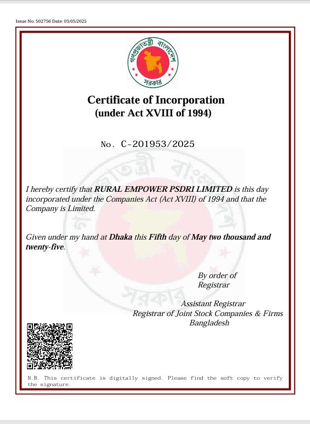 Certificate of Incorporation